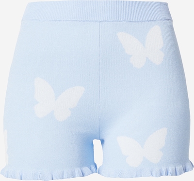 florence by mills exclusive for ABOUT YOU Pantalon 'Cactus Flower' en bleu clair / blanc, Vue avec produit