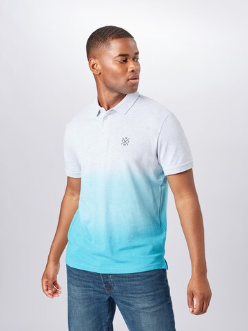 TOM TAILOR Poloshirt in Blau: predná strana