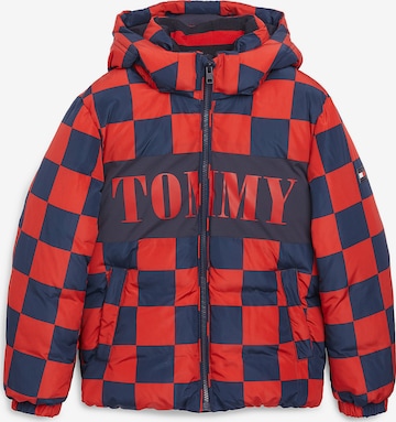 TOMMY HILFIGER Tussenjas in Rood: voorkant