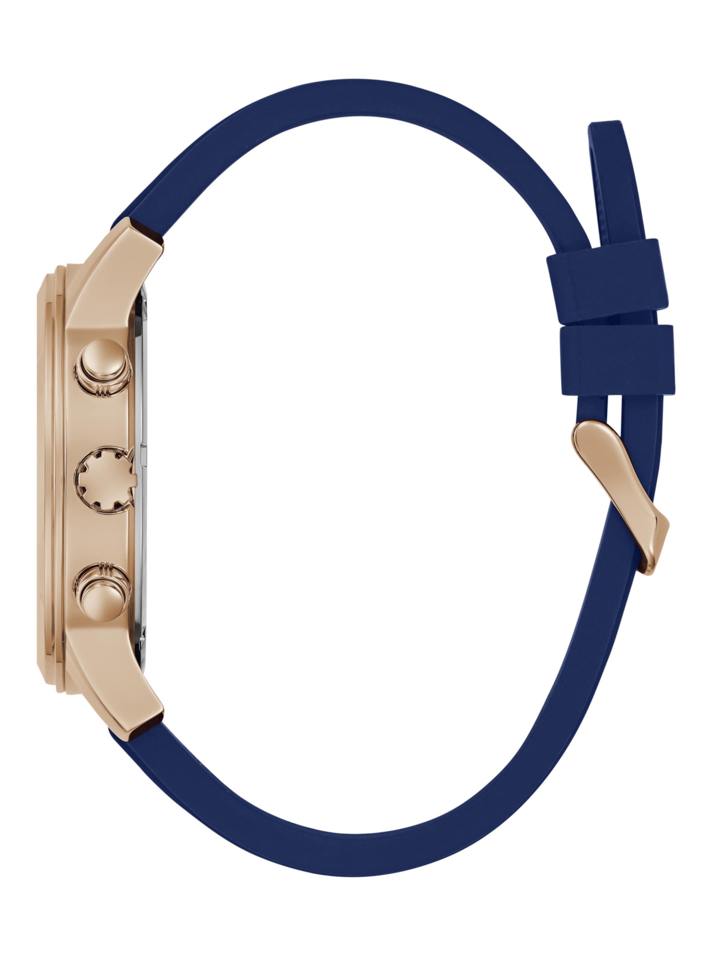 GUESS Analoguhr 'PARKER' in Blau