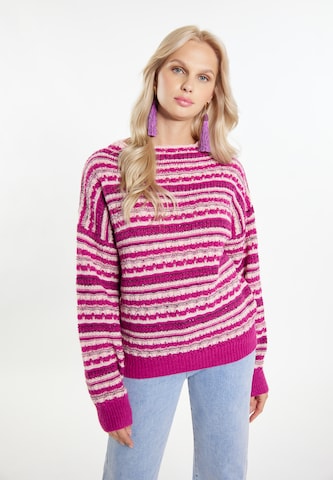 Pullover di IZIA in rosa: frontale