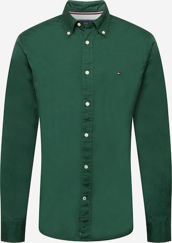 TOMMY HILFIGER - Camisa en verde: frente