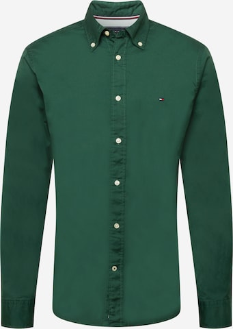 TOMMY HILFIGER - Camisa em verde: frente