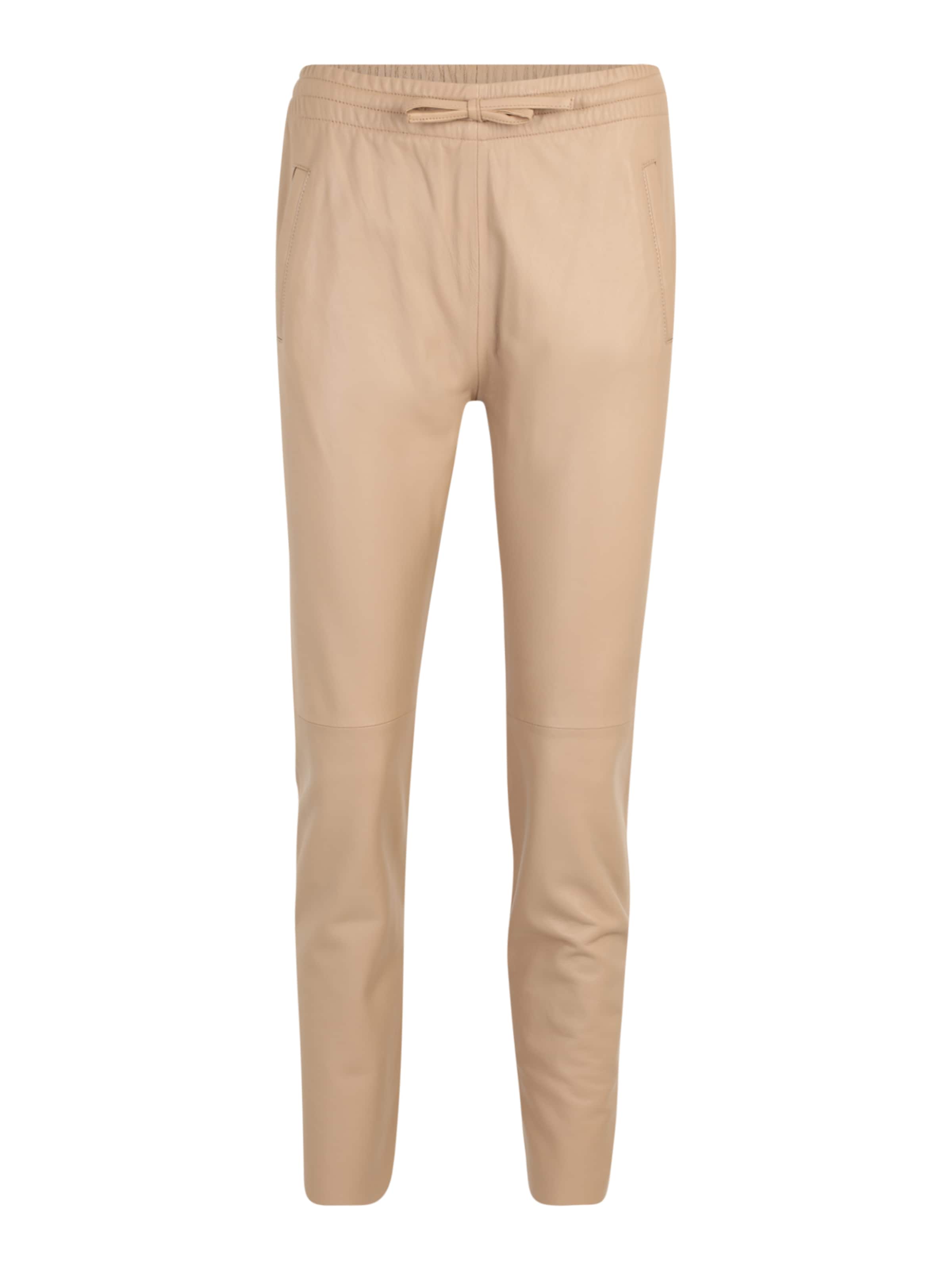 OAKWOOD Slim fit Pants 'GIFT' in Beige: front