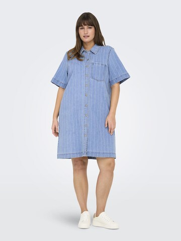 Abito camicia 'CARAsta' di ONLY Carmakoma in blu
