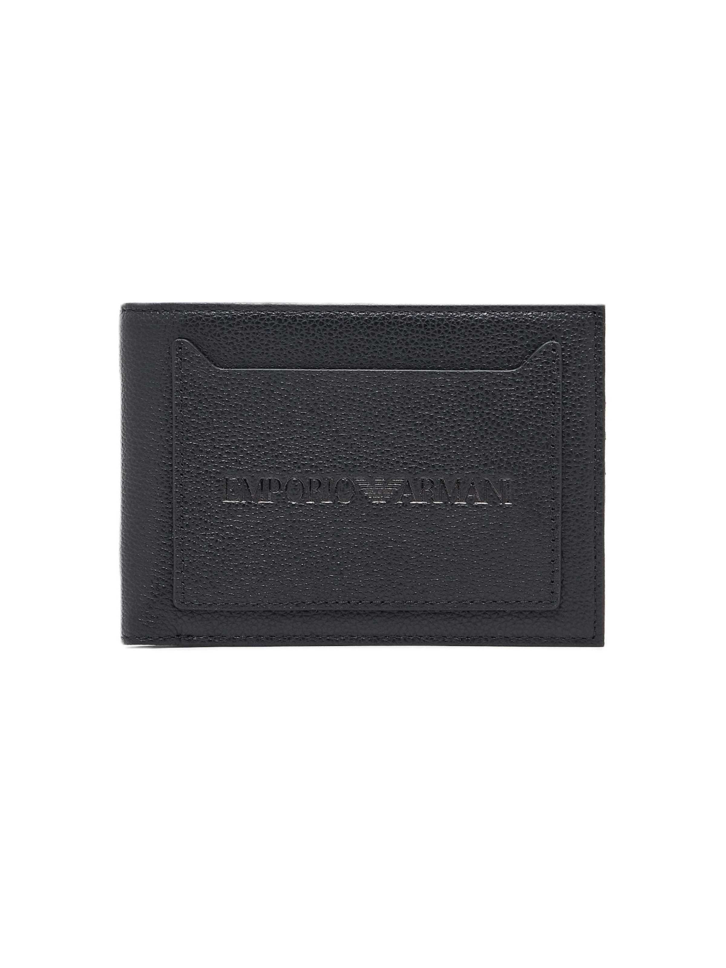 Portamonete 'EM001580 AF13788' di Emporio Armani in nero: frontale