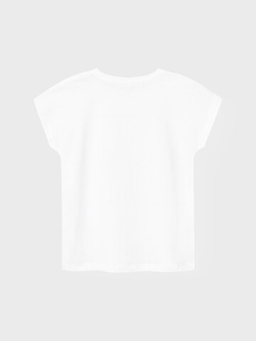 NAME IT - Camiseta 'JULIKS' en blanco