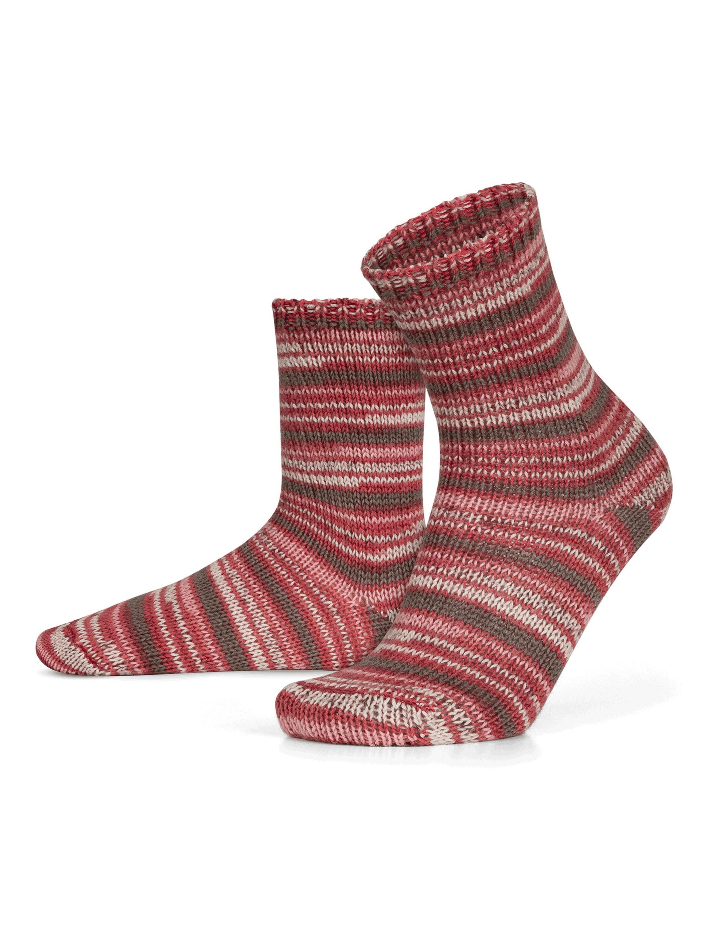 Chaussettes normani en marron : devant