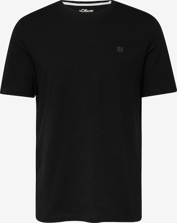 s.Oliver Shirt in Zwart: voorkant