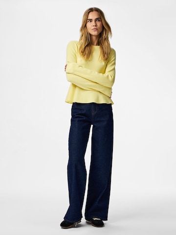 PIECES - Jersey 'PCJan' en amarillo