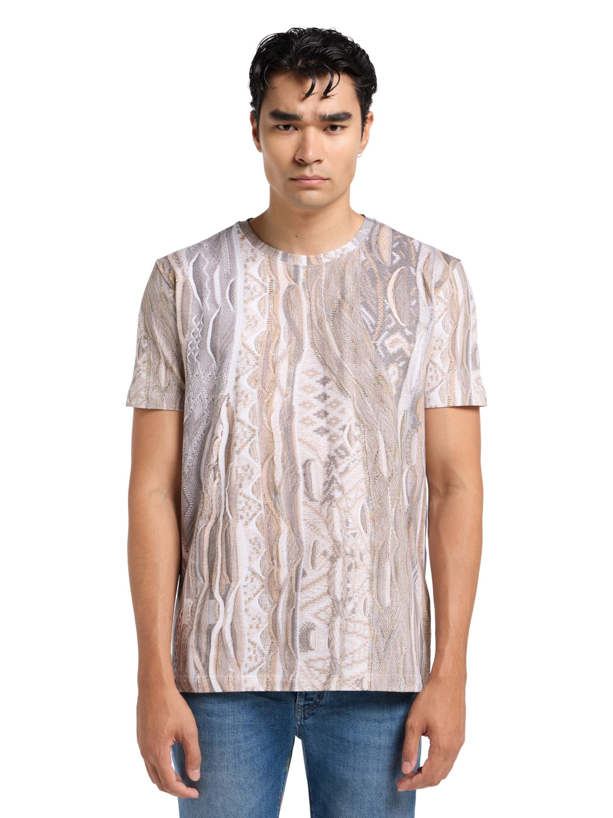 Carlo Colucci Shirt ' Di Poli ' in Beige: Vorderseite