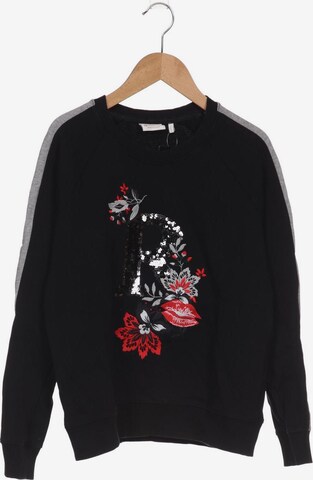 Rich & Royal Sweatshirt & Zip-Up Hoodie in XS in Black: front