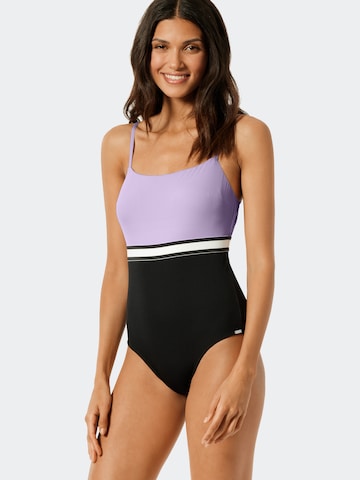 Bustier Maillot de bain 'Californian Dream' SCHIESSER en violet