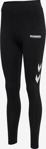 Hummel Skinny Sporthose in Schwarz