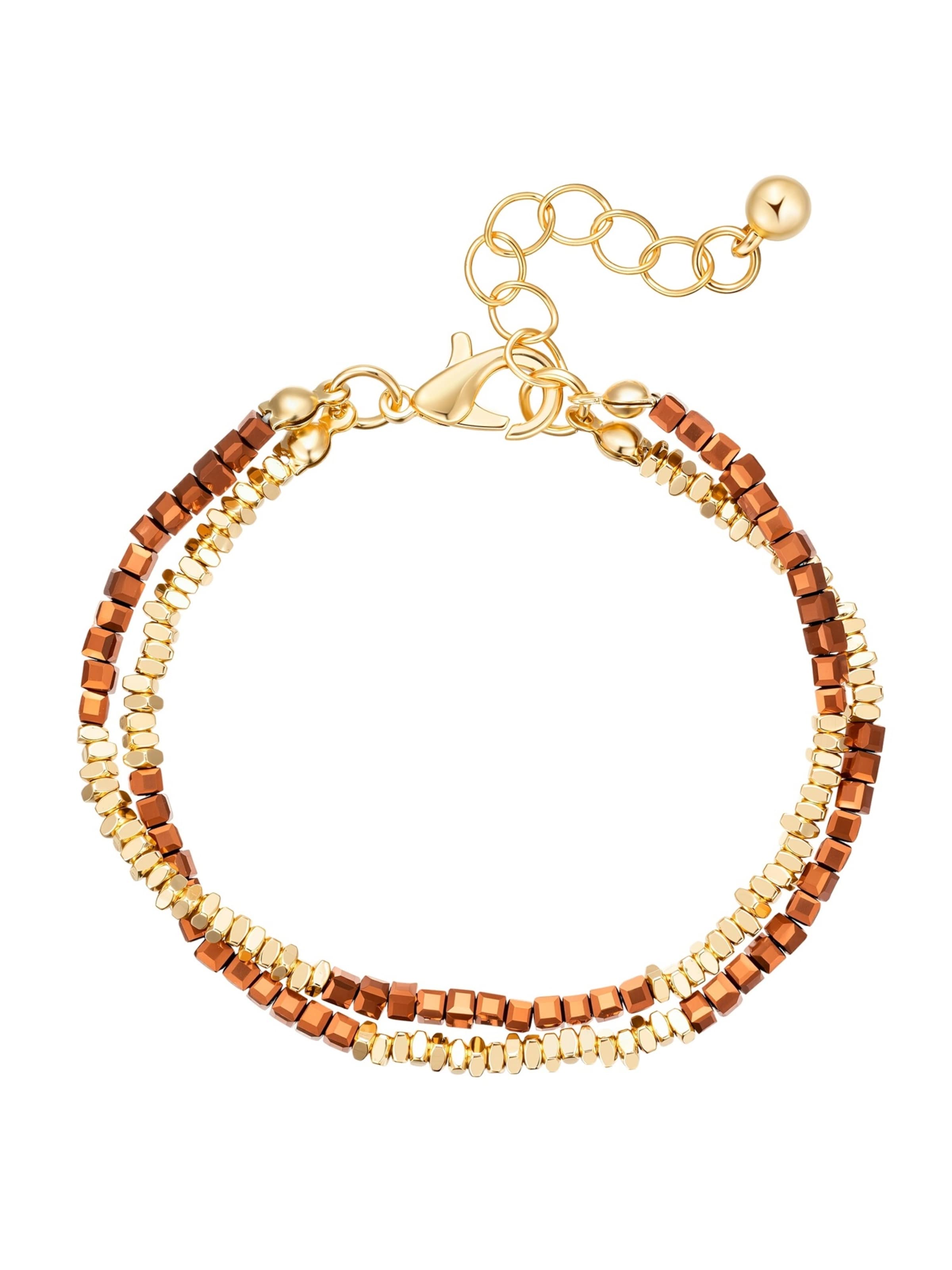 Lulu & Jane - Pulsera en oro: frente