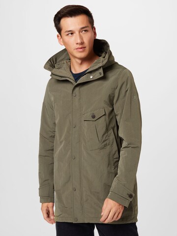 Scalpers Between-seasons parka 'Roy' in Green: front