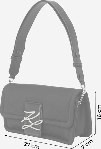 Borsa a spalla di Karl Lagerfeld in nero