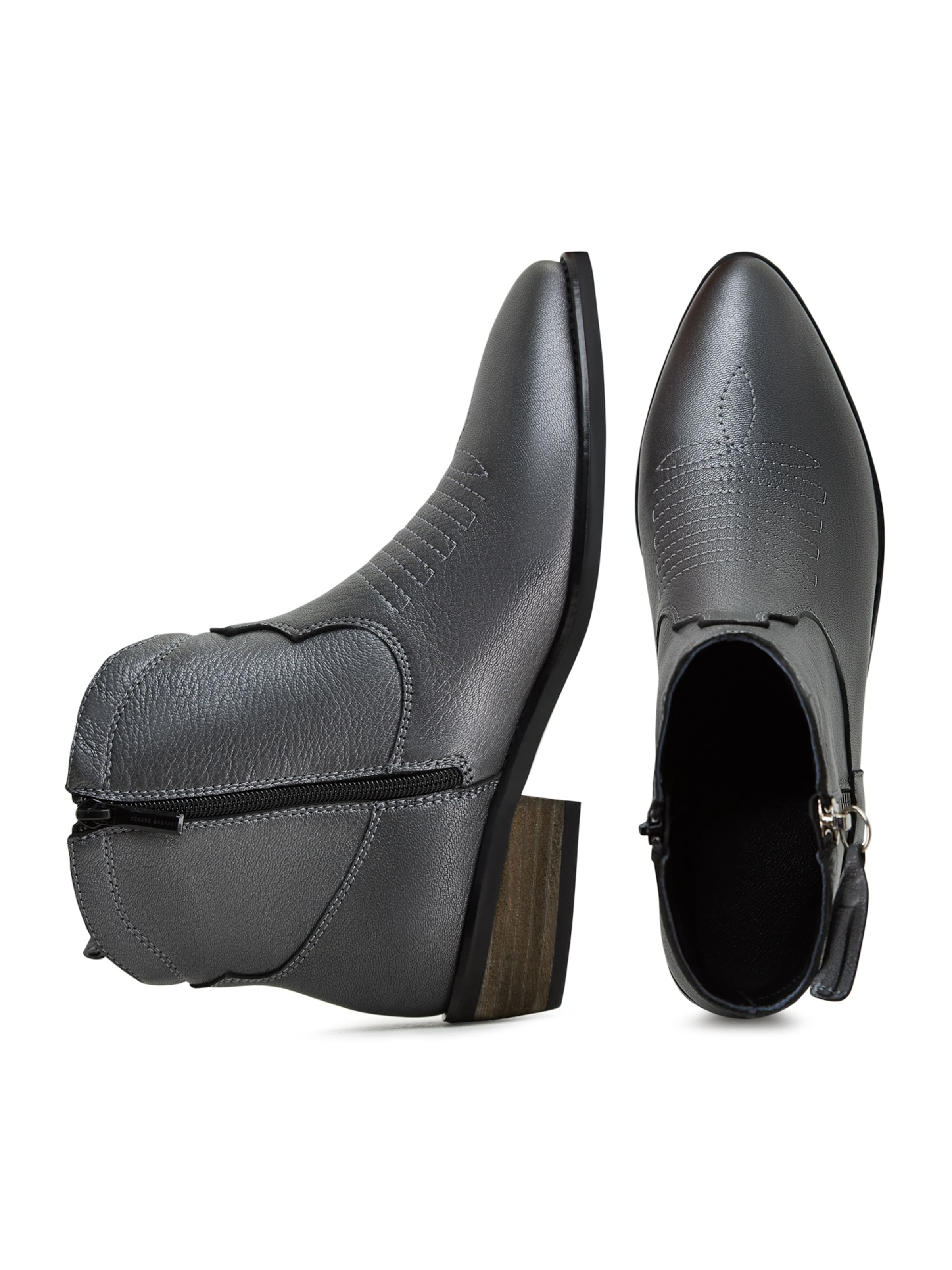 CESARE GASPARI Stiefel in Grau