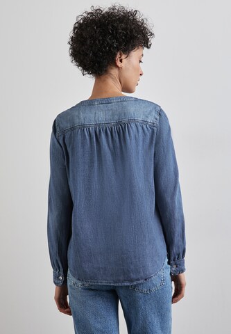 STREET ONE Bluse in Blau