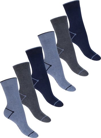 footstar Socks 'EVERYDAY!' in Blue: front