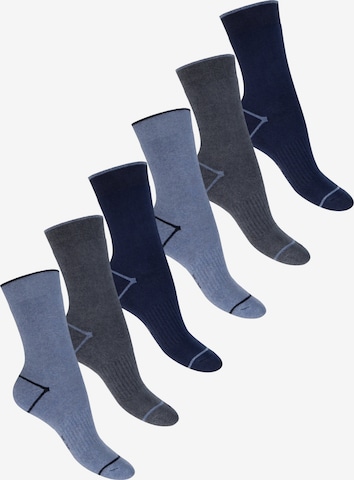 footstar Socks 'EVERYDAY!' in Blue: front