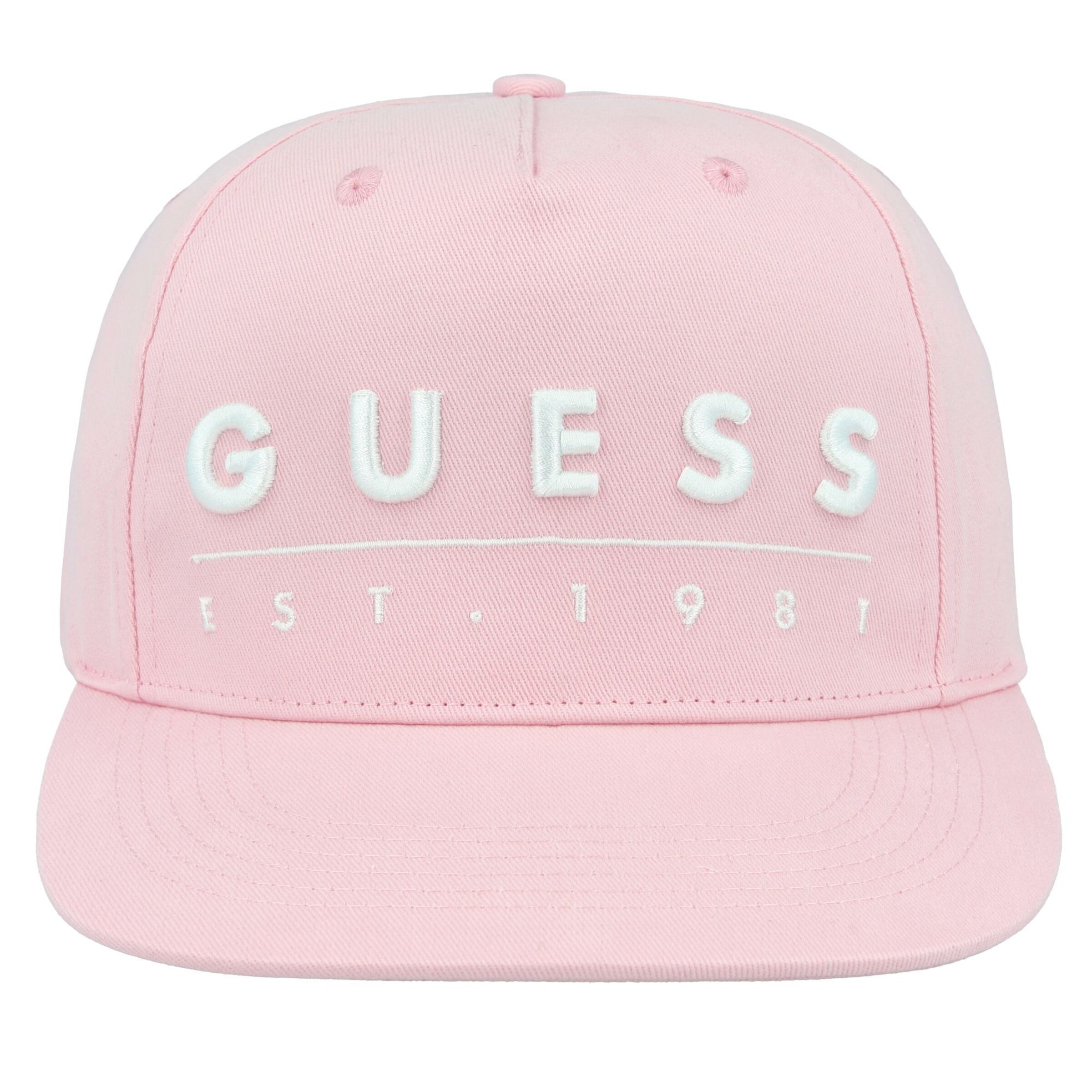 GUESS Cap in Pink: front