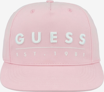 GUESS Casquette en rose / blanc, Vue avec produit