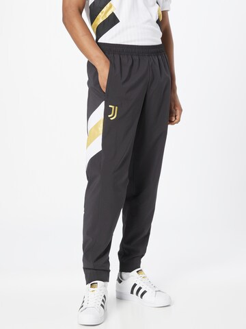 ADIDAS SPORTSWEAR - Tapered Calças de desporto 'Juventus' em preto: frente