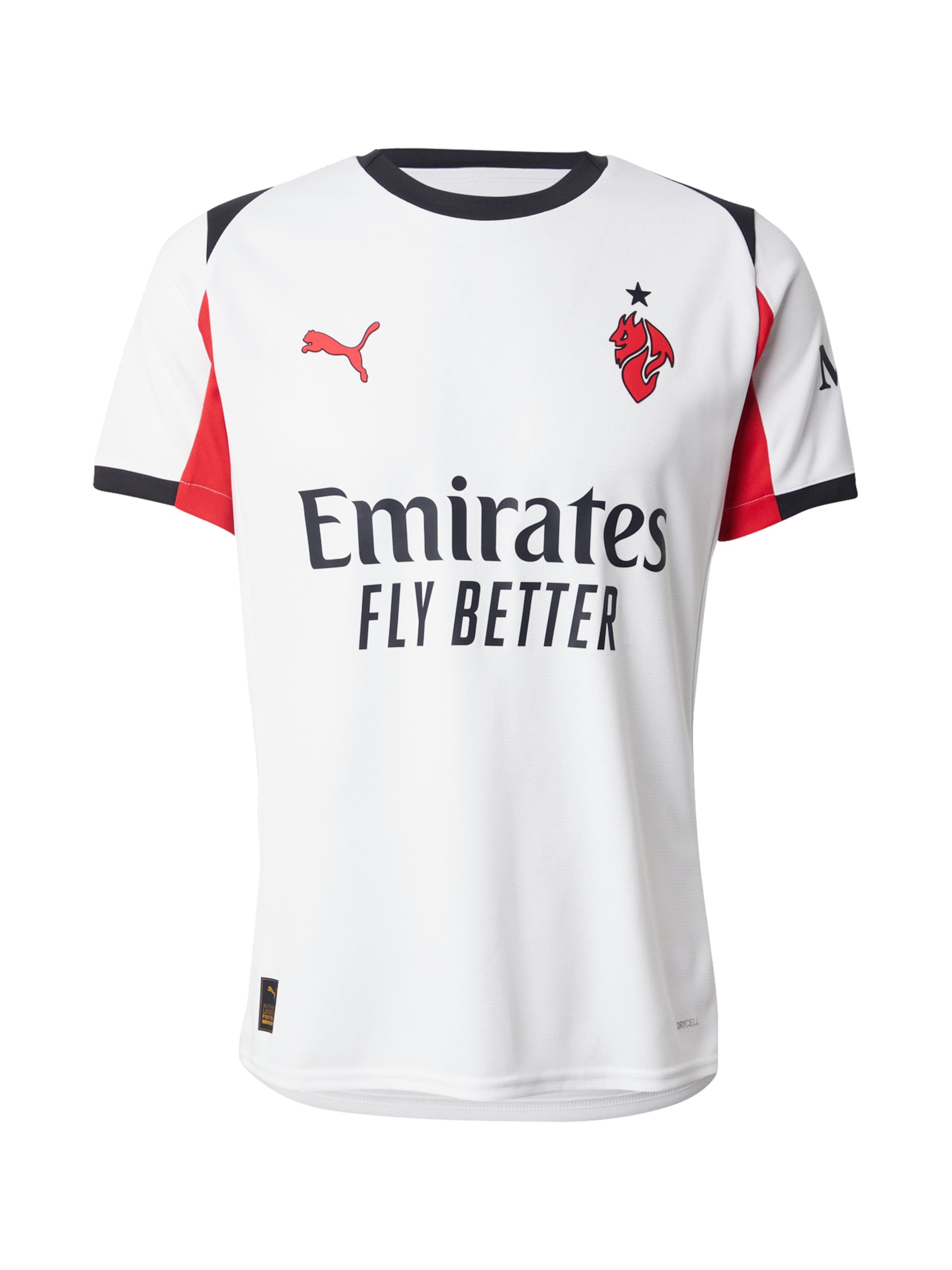 PUMA Trikot 'AC Milan 25/26' in Weiß: Vorderseite