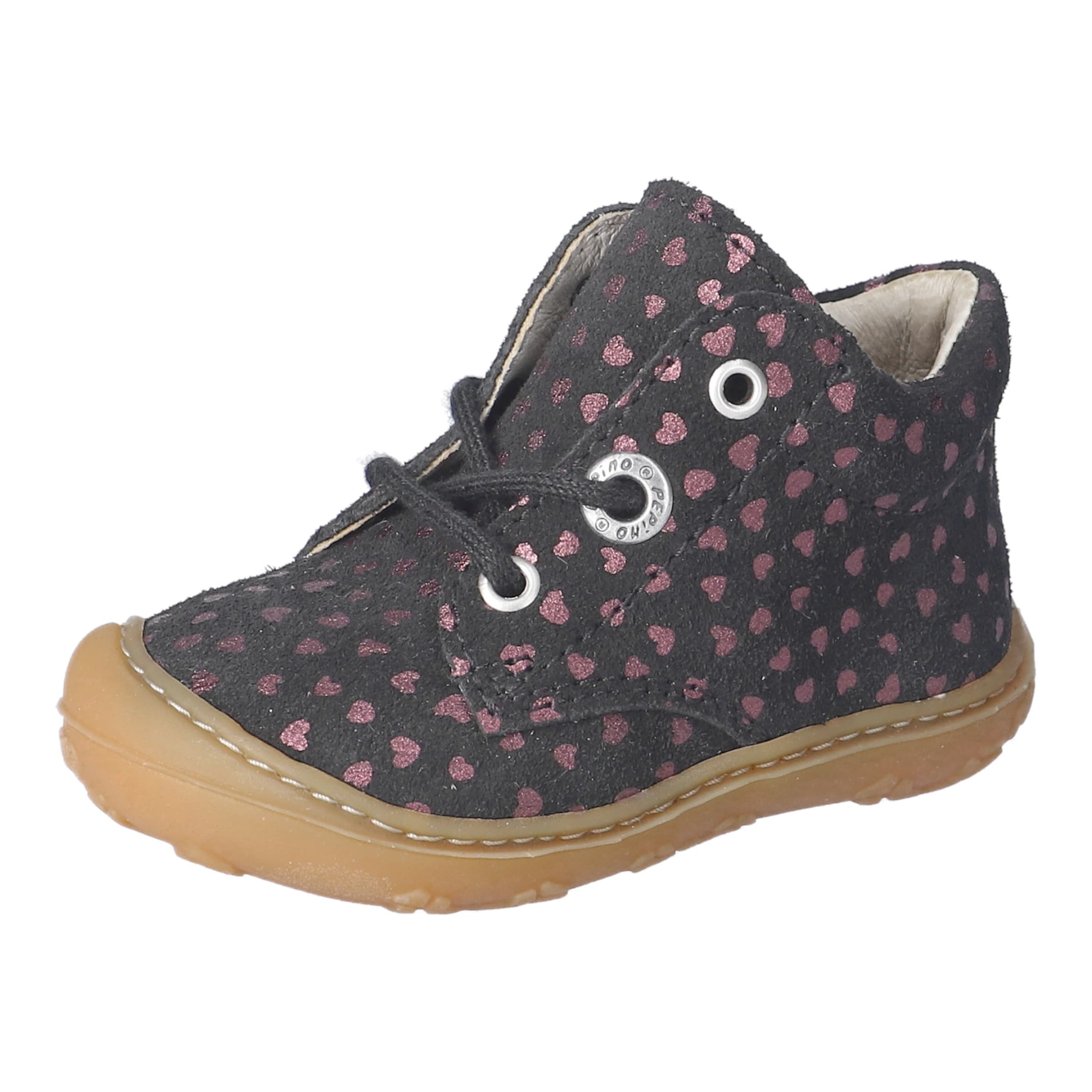 PEPINO by RICOSTA First-Step Shoes in Grey: front
