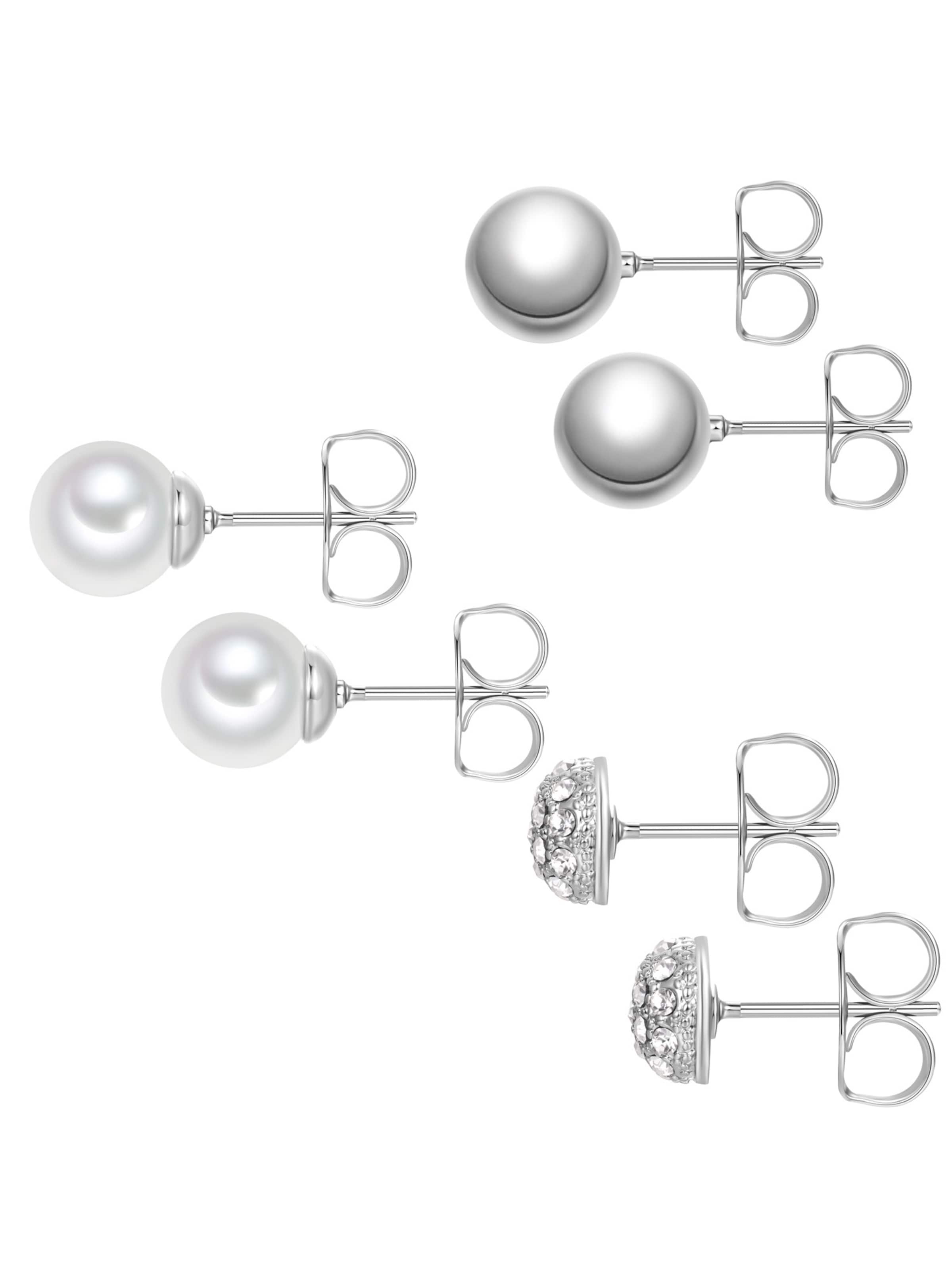 Lulu & Jane Earrings in White
