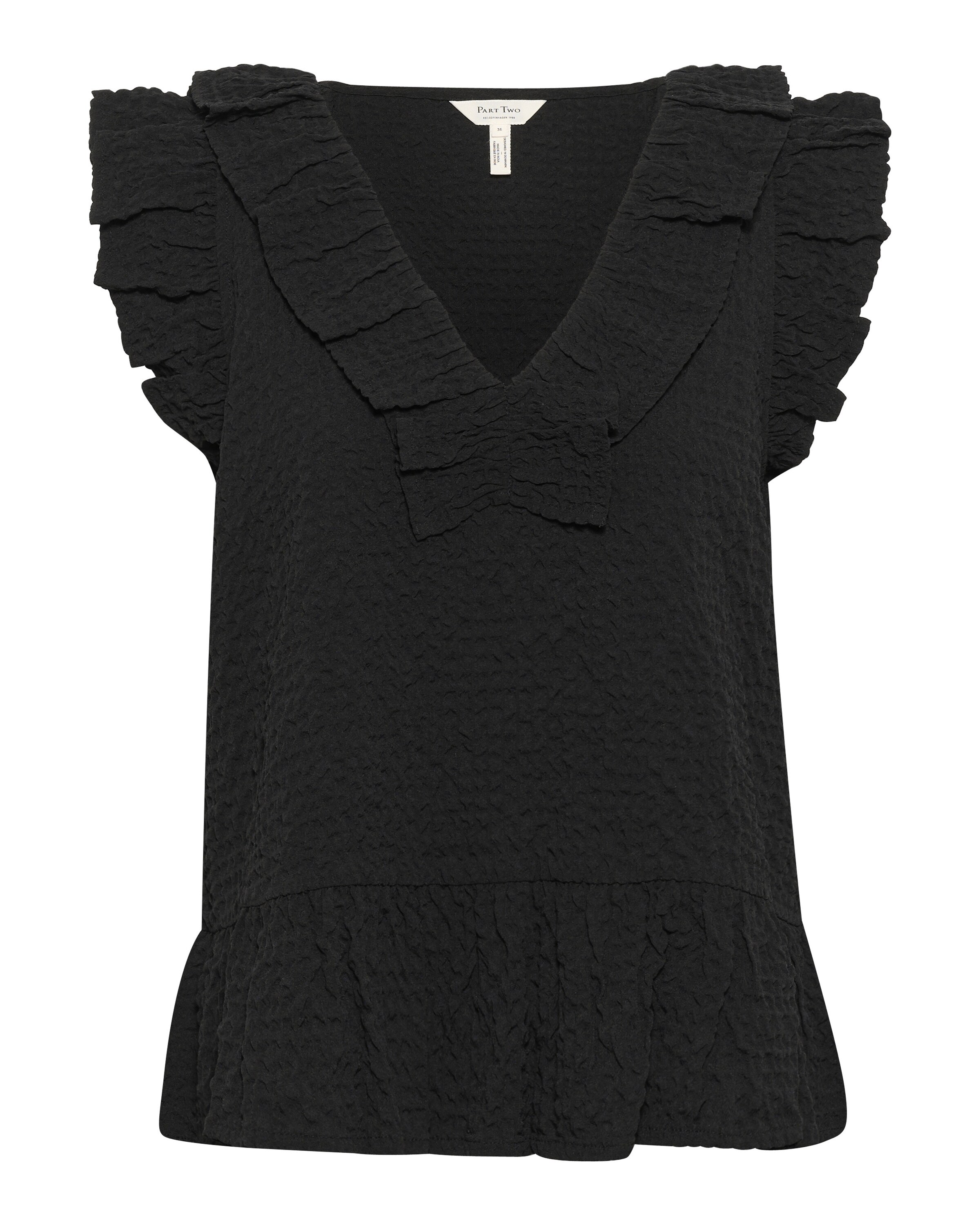 Part Two Blouse 'Troja' in Zwart: voorkant