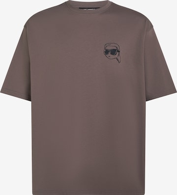 purpurinė Karl Lagerfeld Marškinėliai: priekis