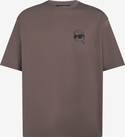 Karl Lagerfeld Majica u sivkasto ljubičasta (mauve) / crna, Pregled proizvoda