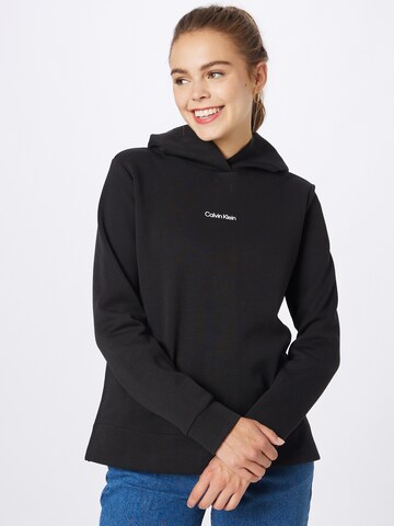Calvin Klein Sweatshirt in Black: front