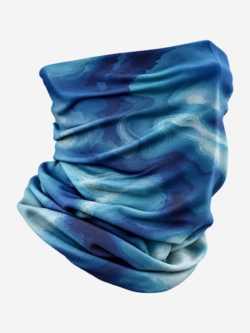 Rune Bandana 'The Cipher | Ice Silk Street-Edge Gaiter'‌‌ in Blau: Vorderseite