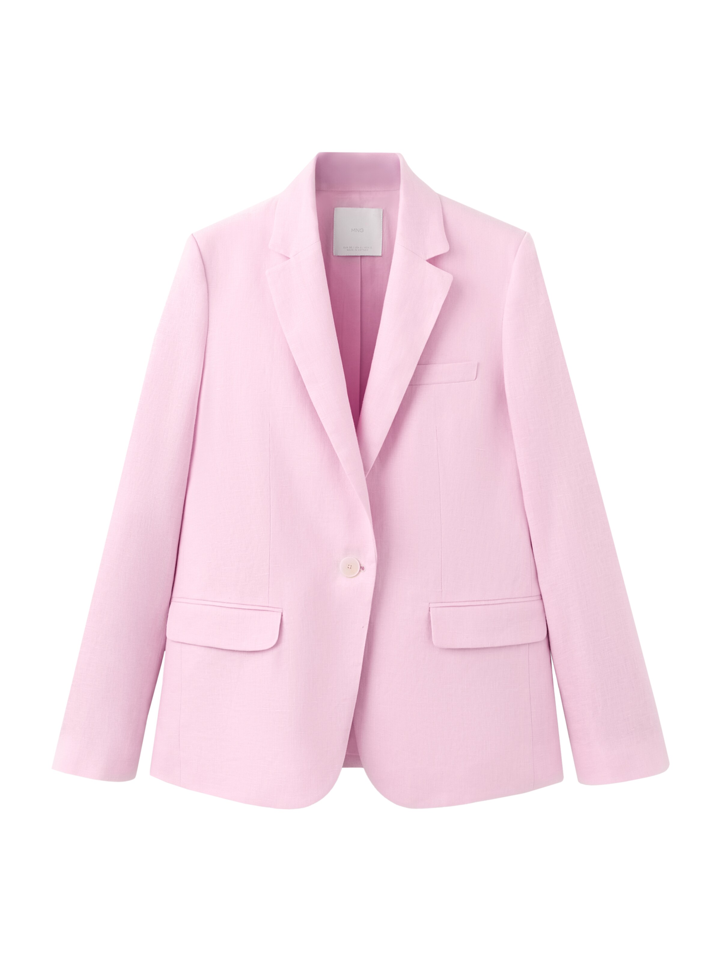 MANGO Blazer 'BORELI' i pink: forside