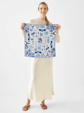 CODELLO Nickituch mit ikonischen Paris-Motiven in Blau