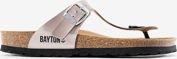 Bayton T-Bar Sandals 'Mercure' in Beige