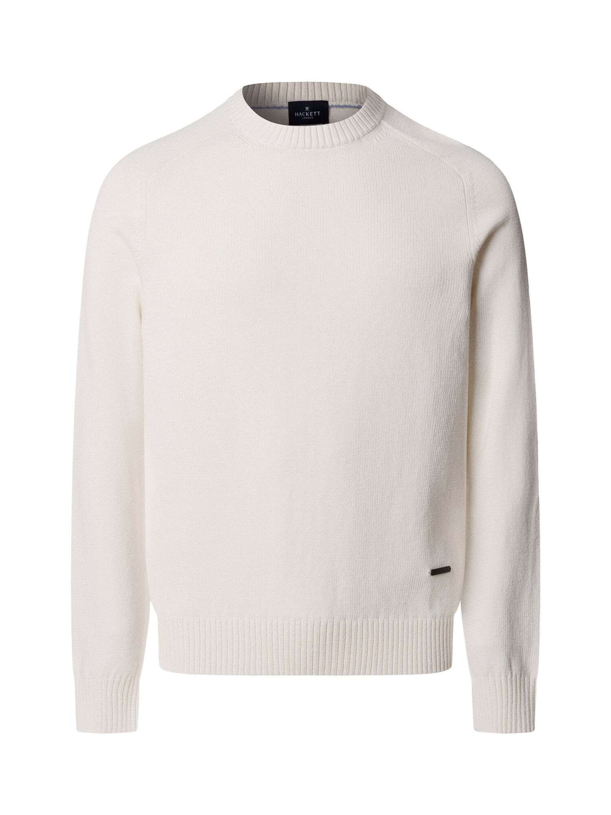 Hackett London Pullover in Weiß: Vorderseite