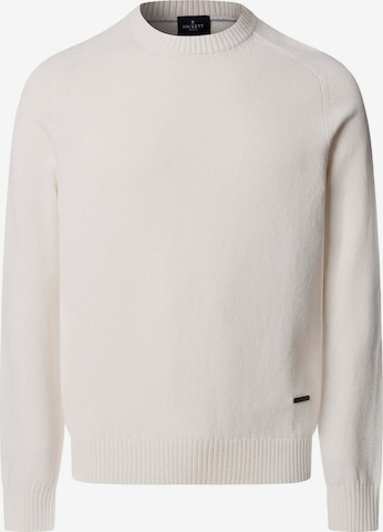 Hackett London Pullover in Weiß: Vorderseite