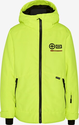 CHIEMSEE Athletic Jacket in Yellow: front
