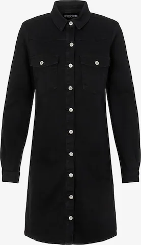 juoda PIECES Palaidinės tipo suknelė 'Perry': priekis