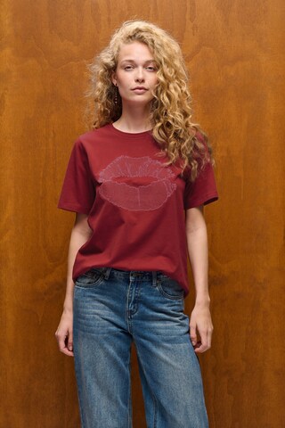 T-shirt 'CUEmba Gith' CULTURE en rouge