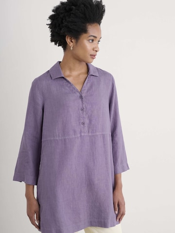 Seasalt Cornwall Blouse 'Early Sun' in Lila: voorkant