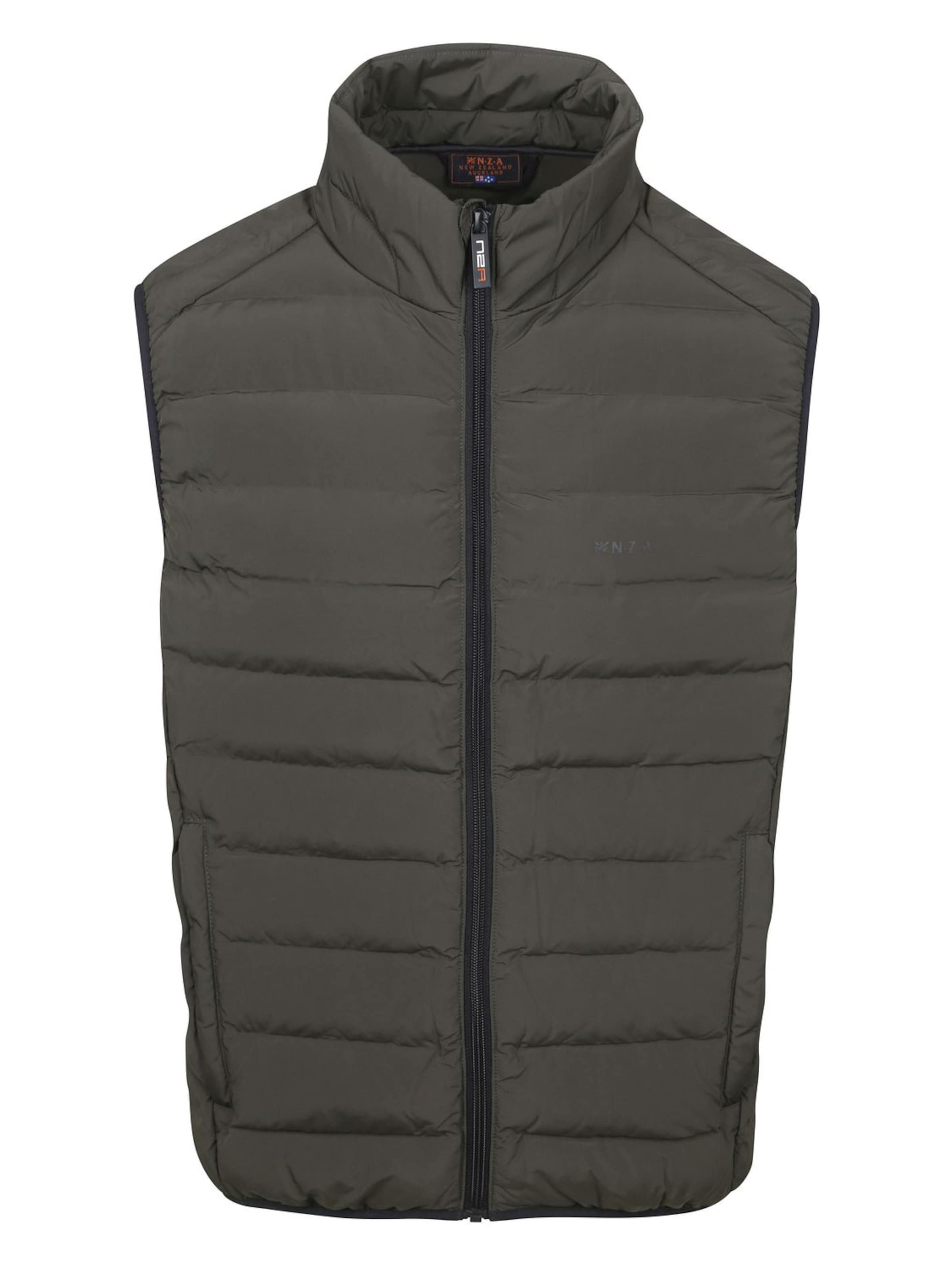 NZA New Zealand Auckland Winter coat 'Bodywarmer' in Green: front