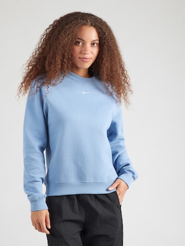 Nike Sportswear Dressipluus 'STDO FLC', värv sinine: eest vaates