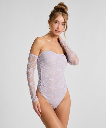 Hunkemöller Body 'Fiona' in Lila: Vorderseite