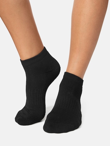 Chaussettes 'Sport' Nur Die en noir : devant