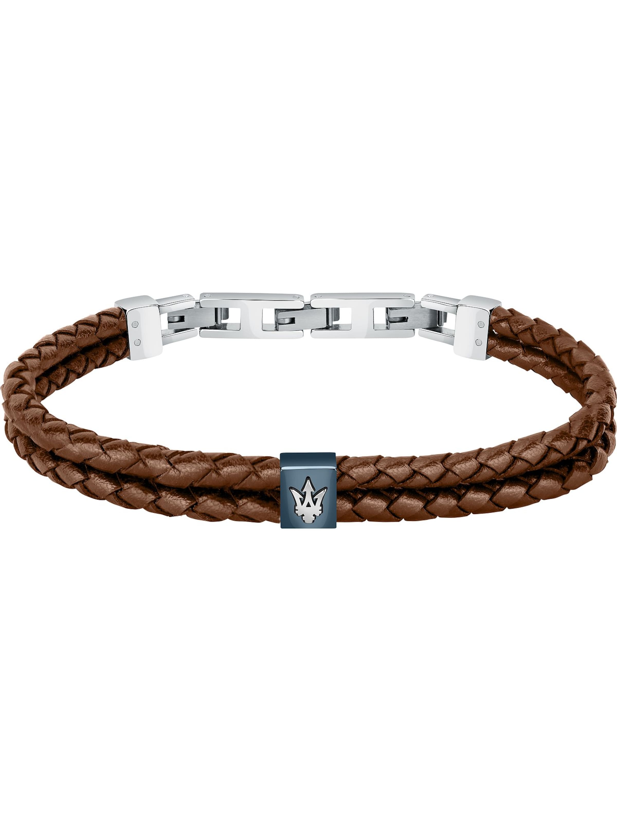 Maserati Armband in Braun: Vorderseite